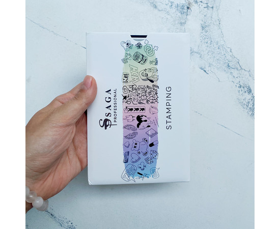 Изображение 3 Пластина для стемпинга Saga Professional №02 Graffiti