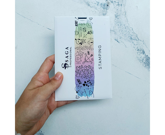 Изображение 3 Пластина для стемпинга Saga Professional №05 Love