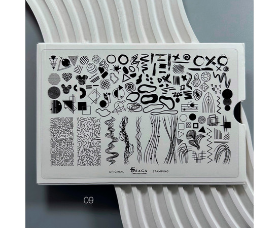 Зображення 2 Пластина для стемпінгу Saga Professional №09 Space