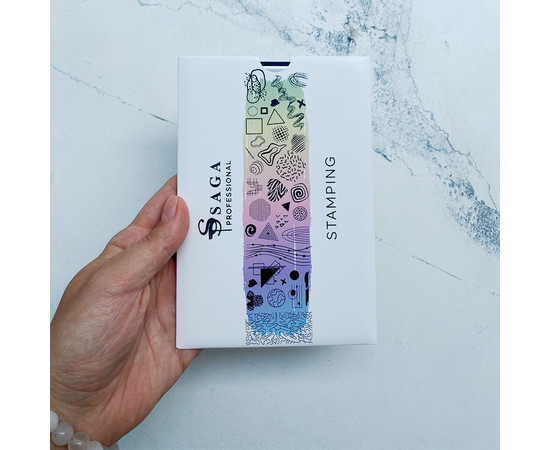 Зображення 3 Пластина для стемпінгу Saga Professional №09 Space