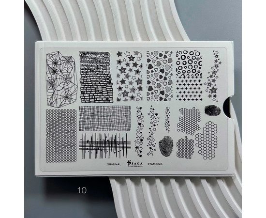 Зображення 2 Пластина для стемпінгу Saga Professional №10 Fantasy