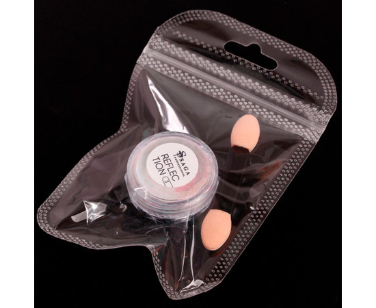 Зображення 3 Втирка дзеркальна для нігтів Saga Professional Reflection №03, 0.5 г, Об'єм (мл, г): 0.5, Колір: 03