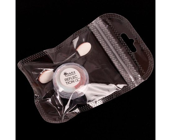 Изображение 3 Втирка зеркальная для ногтей Saga Professional Reflection №04, 0.5 г, Объем (мл, г): 0.5, Цвет: 04