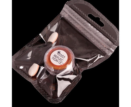 Зображення 3 Втирка дзеркальна для нігтів Saga Professional Reflection №05, 0.5 г, Об'єм (мл, г): 0.5, Колір: 05