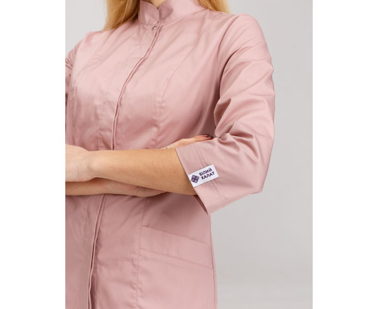 Изображение 4 Медицинская рубашка женская Сакура лиловая р. 42, "БЕЛЫЙ ХАЛАТ" 184-401-678, Размер: 42, Цвет: лиловый