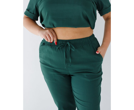 Зображення 6 Медичний костюм жіночий Марсель зелений р. 56, "БІЛИЙ ХАЛАТ" 499-350-708, Розмір: 56, Цвет: зелений