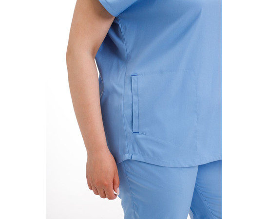 Зображення 2 Медичний костюм жіночий Сідней блакитний р. 40, "БІЛИЙ ХАЛАТ" 497-333-677, Розмір: 40, Цвет: блакитний