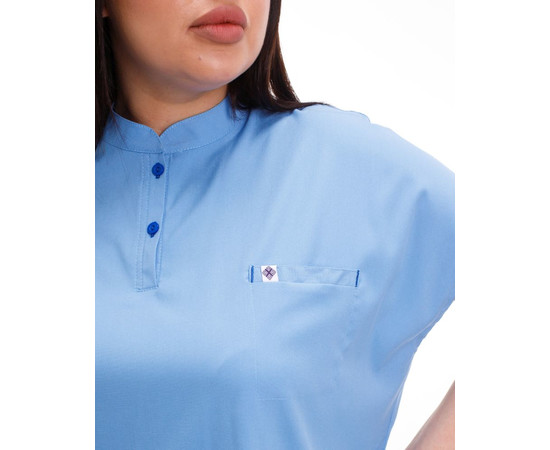 Зображення 9 Медичний костюм жіночий Сідней блакитний р. 40, "БІЛИЙ ХАЛАТ" 497-333-677, Розмір: 40, Цвет: блакитний