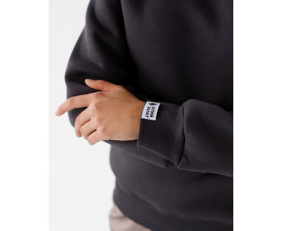 Зображення 4 Медичний жіночий світшот утеплений Онтаріо темно-сірий р. 3XL, "БІЛИЙ ХАЛАТ" 473-408-842, Розмір: 3XL, Цвет: темно-сірий