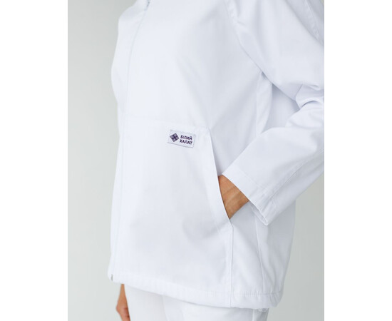 Изображение 6 Медицинская куртка женская Атланта белая р. 58, "БЕЛЫЙ ХАЛАТ" 522-324-842, Размер: 58, Цвет: белый