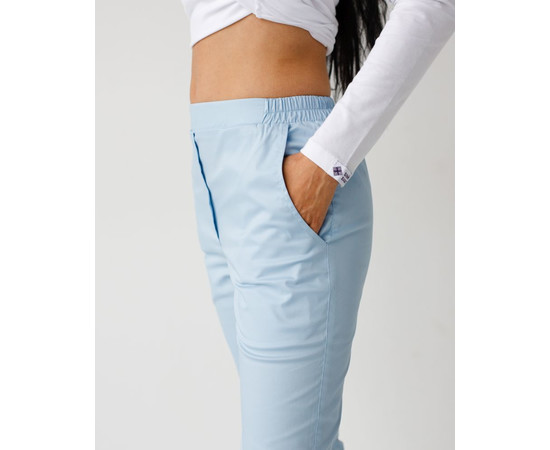 Зображення 3 Медичні жіночі штани Торонто блакитні р. 42, "БІЛИЙ ХАЛАТ" 390-462-758, Розмір: 42, Цвет: лазурный