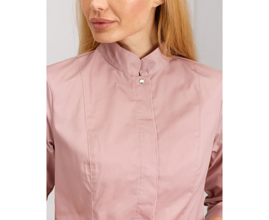 Изображение 3 Медицинская рубашка женская Сакура лиловая р. 42, "БЕЛЫЙ ХАЛАТ" 184-401-678, Размер: 42, Цвет: лиловый