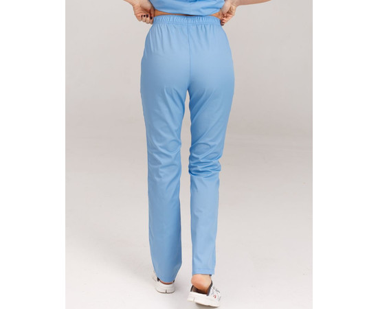 Зображення 3 Штани медичні жіночі світло-блакитні р. 46, "БІЛИЙ ХАЛАТ" 163-436-726, Розмір: 46, Цвет: світло блакитний