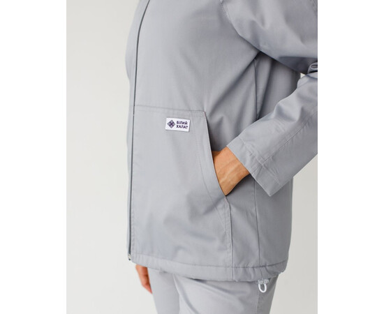 Зображення 5 Медична куртка жіноча Атланта сіра р. 58, "БІЛИЙ ХАЛАТ" 522-328-842, Розмір: 58, Цвет: сірий