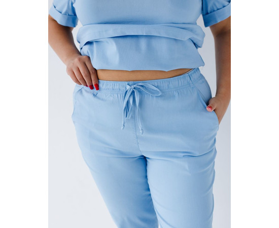 Зображення 6 Медичний костюм жіночий Марсель блакитний р. 56, "БІЛИЙ ХАЛАТ" 499-333-708, Розмір: 56, Цвет: блакитний