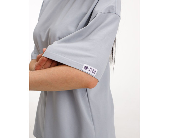 Зображення 7 Медична футболка жіноча унісекс сіра р. XS, "БІЛИЙ ХАЛАТ" 453-328-922, Розмір: XS, Цвет: сірий