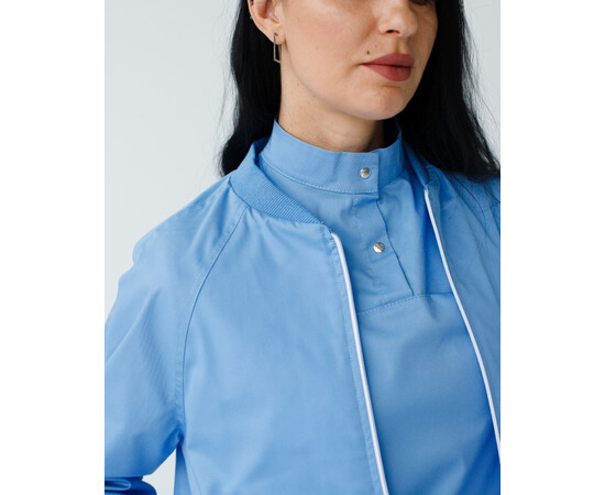 Зображення 5 Медична куртка жіноча Атланта блакитна р. 46, "БІЛИЙ ХАЛАТ" 522-333-842, Розмір: 46, Цвет: блакитний