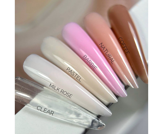 Изображение 3 Гель-желе для наращивания ногтей Saga Professional Stiff Gel №06 Barbie, 13 мл, Объем (мл, г): 13, Цвет: 06