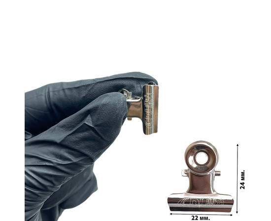 Зображення 2 Затискач металевий для арки – 22 мм. (36 шт. в упаковці)