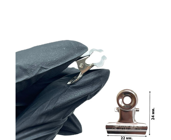 Зображення 4 Затискач металевий для арки – 22 мм. (36 шт. в упаковці)