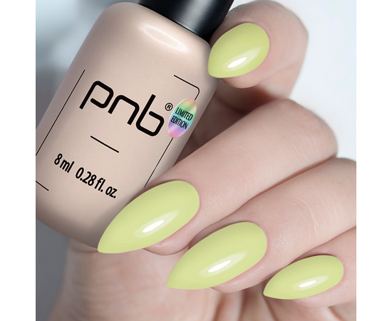 Изображение 3 Гель-лак для ногтей PNB 366 Euphoria Elixir светло-желтый, 8 мл, Объем (мл, г): 8, Цвет: 366