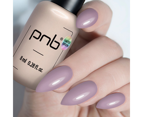 Изображение 3 Гель-лак для ногтей PNB 369 Opium Obsession серо-фиолетовый, 8 мл, Объем (мл, г): 8, Цвет: 369