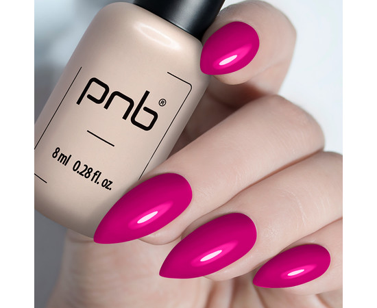 Изображение 3 Гель-лак для ногтей PNB 377 Passionate Pink темно-розовый, 8 мл, Объем (мл, г): 8, Цвет: 377