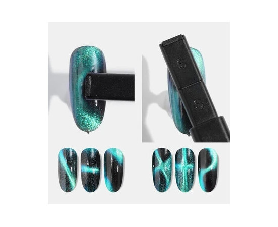 Изображение 3 Магнит для гель-лака, прямоугольный Чёрный