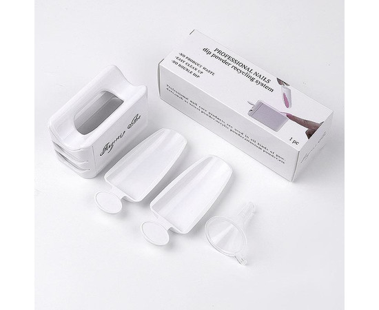 Изображение 2 Двухслойный контейнер с воронкой для сыпучего декора и акриловой пудры