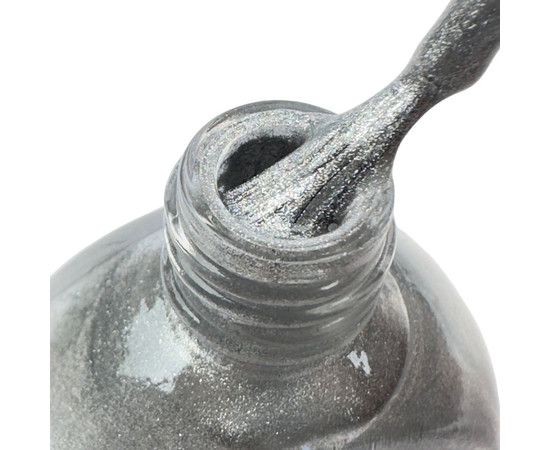 Изображение 2 Лак-краска для стемпинга Kand Nail для дизайна маникюра, 10 мл. Серебро, Объем (мл, г): 10, Цвет: Silver