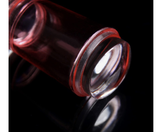 Зображення 3 Двосторонній штамп для стемпінгу нігтів з кришечкою + двома скребками з малюнками Рожевий