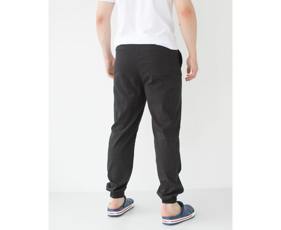 Зображення 3 Медичні штани чоловічі джоггери стрейч чорні р. 56, "БІЛИЙ ХАЛАТ" 504-321-730, Розмір: 56, Цвет: чорний