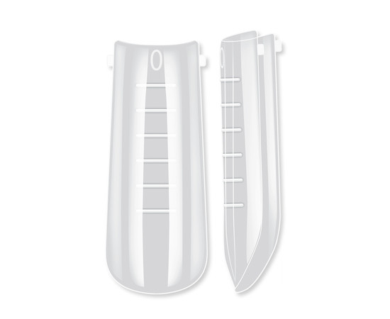 Зображення 4 PNB верхні форми для нарощування Dual Nail Forms PNB, Square, 120 шт.