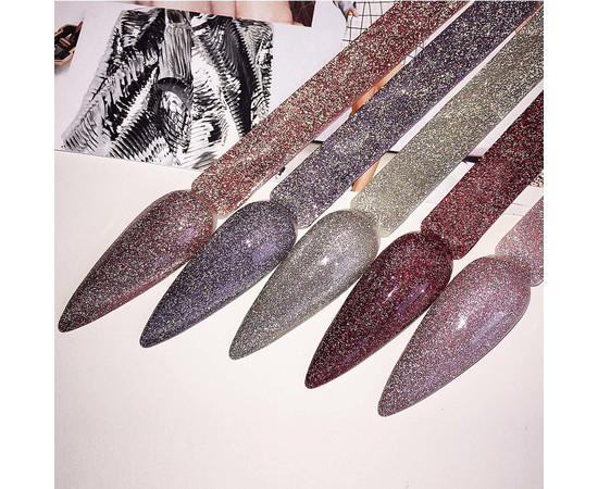 Зображення 3 Світловідбивний гель-лак Nails Molekula Flash Cat Eyes 6 мл № FC05, Об'єм (мл, г): 6, Колір: FC05