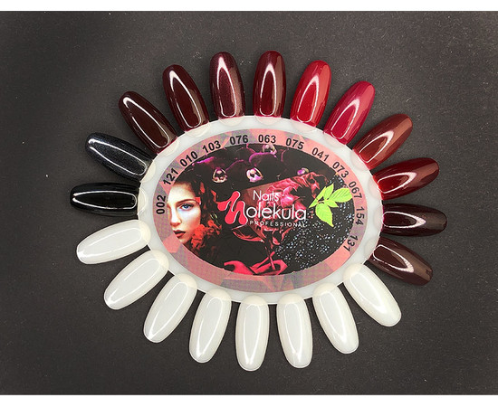 Зображення 3 Гель-лак для нігтів Nails Molekula Gel Polish 6 мл №67 Вітражний червоний, Об'єм (мл, г): 6, Колір: 067