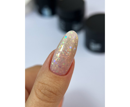 Зображення 2 Гель з блискітками для нігтів Siller Tinsel Gel №02, 15 мл