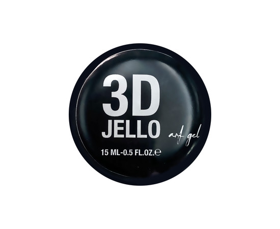 Зображення 3 Арт-гель для об'ємного дизайну нігтів Adore prof. 3D Jello Art Gel, 15 мл