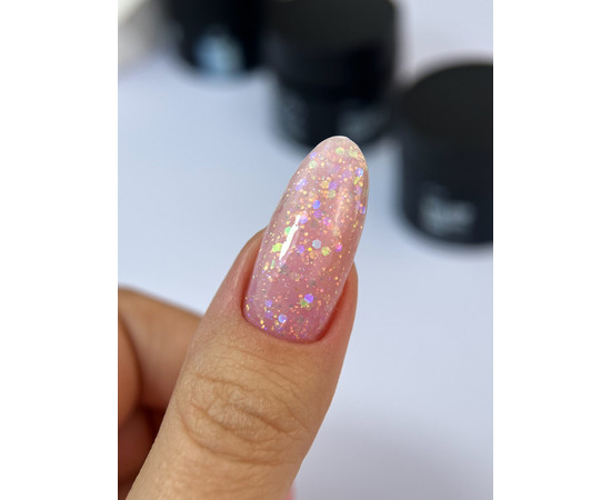 Зображення 2 Гель з блискітками для нігтів Siller Tinsel Gel №04, 15 мл