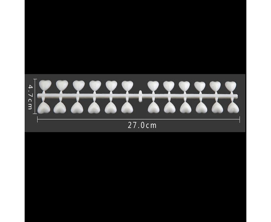 Зображення 3 Демонстраційна подвійна палітра (48 типс) "Серце" – для презентації гель-лаків та дизайнів.