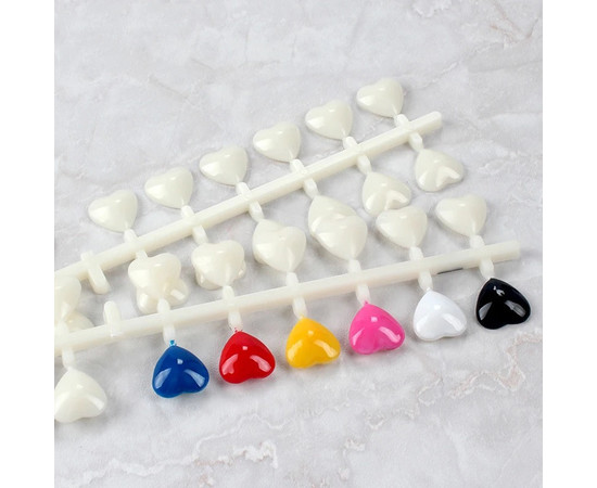 Зображення 4 Демонстраційна подвійна палітра (48 типс) "Серце" – для презентації гель-лаків та дизайнів.