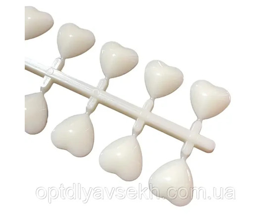 Зображення 2 Демонстраційна подвійна палітра (48 типс) "Серце" – для презентації гель-лаків та дизайнів.