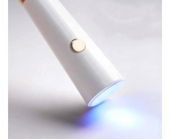 Зображення 7 Лампа-ліхтарик з акумулятором для сушіння нігтів (гелевих тіпс, верхніх форм, декору) - на USB, 3 Вт.