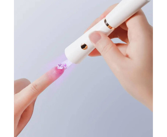 Зображення 3 Лампа-ліхтарик з акумулятором для сушіння нігтів (гелевих тіпс, верхніх форм, декору) - на USB, 3 Вт.