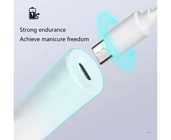 Зображення 6 Лампа-ліхтарик з акумулятором для сушіння нігтів (гелевих тіпс, верхніх форм, декору) - на USB, 3 Вт.