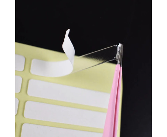 Зображення 2 Прозорі двосторонні наклейки-скотч для кріплення типс 24 шт./лист 371