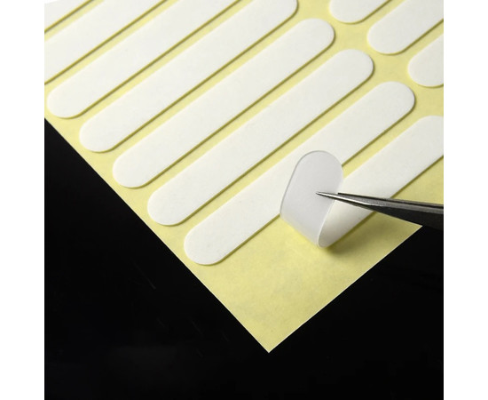 Зображення 5 Прозорі двосторонні наклейки-скотч для кріплення типс 24 шт./лист 371