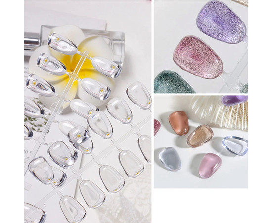 Изображение 2 Демонстрационная палитра линейка с объемными типсами (2х1,3 мм) для книги-палитры (120 шт. уп) 433 Прозрачный