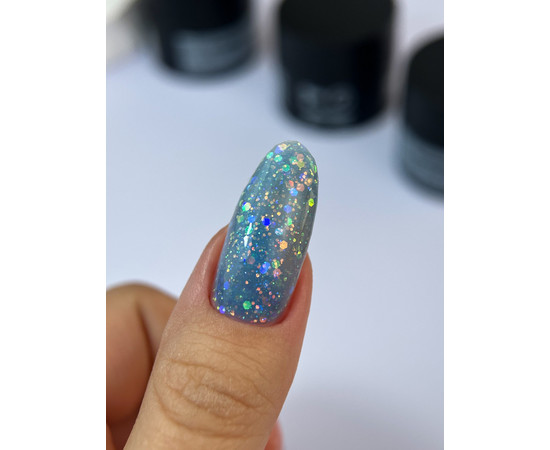 Зображення 2 Гель з блискітками для нігтів Siller Tinsel Gel №06, 15 мл