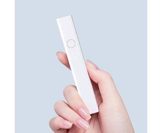 Зображення 3 Лампа (ліхтарик) Led 4 для сушіння нігтів (гелевих тіпс, верхніх форм, декору) - на акумуляторі USB, 3 Вт. Білий