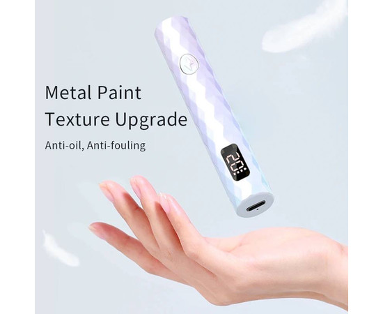 Зображення 2 Лампа-ліхтарик Led 13 на акумуляторі для сушіння нігтів (гелевих тіпс, верхніх форм, декору), 3 Вт.